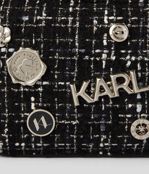KARL LAGERFELD  K/PINS BOUCLE CAMERA BAG-0 