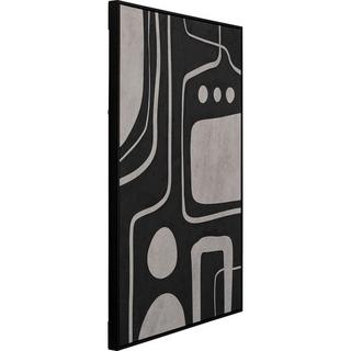 KARE Design Quadro su tela Artistico Nero 70x110  