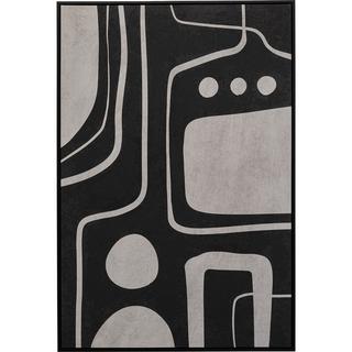 KARE Design Leinwandbild Artistic Blacky 70x110  