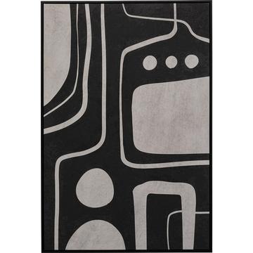 Leinwandbild Artistic Blacky 70x110