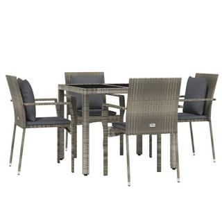 VidaXL set da pranzo da giardino Polirattan  