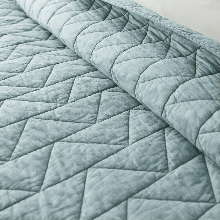 La Redoute Intérieurs Zig Zag Gesteppte Tagesdecke  