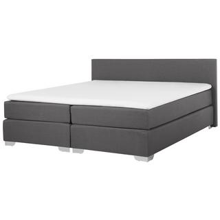 Beliani Lit Boxspring en Polyester Moderne PRESIDENT  