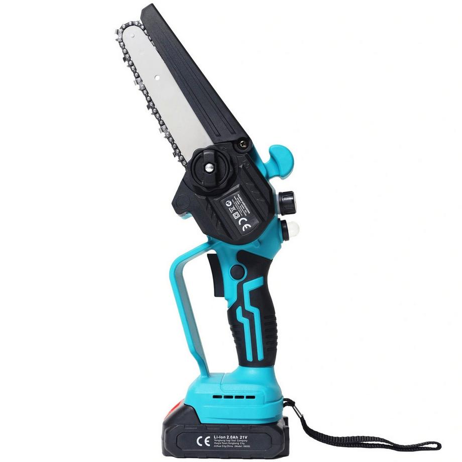Northix  Tronçonneuse sans fil, mini scie à main, moteur brushless, 21V + coffret 
