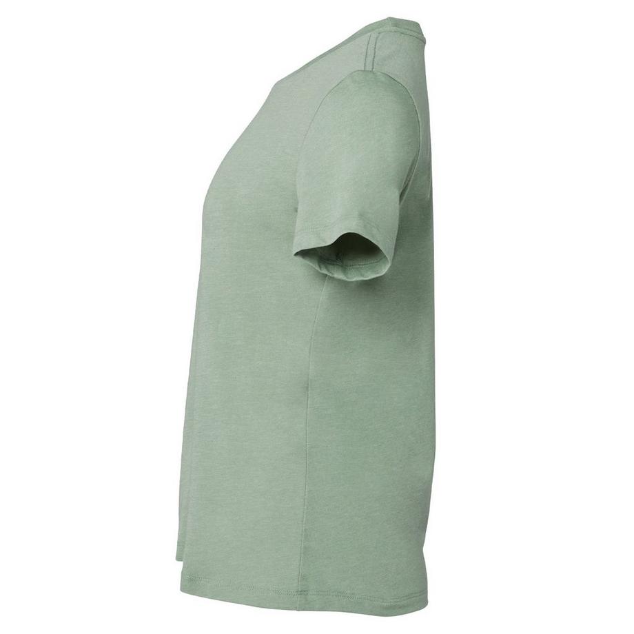 Bella + Canvas T-Shirt Manches Courtes Coupe Droite Chiné  