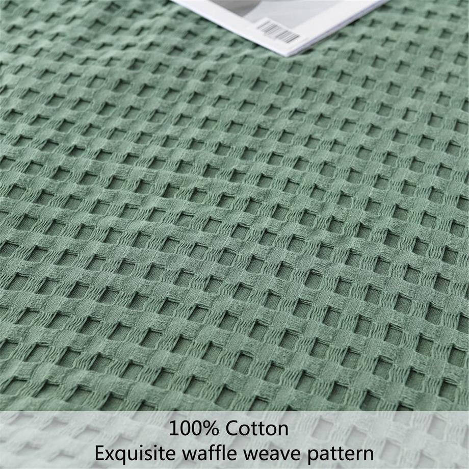 Alopini Coperta in Cotone Piqué a Nido d'Ape  