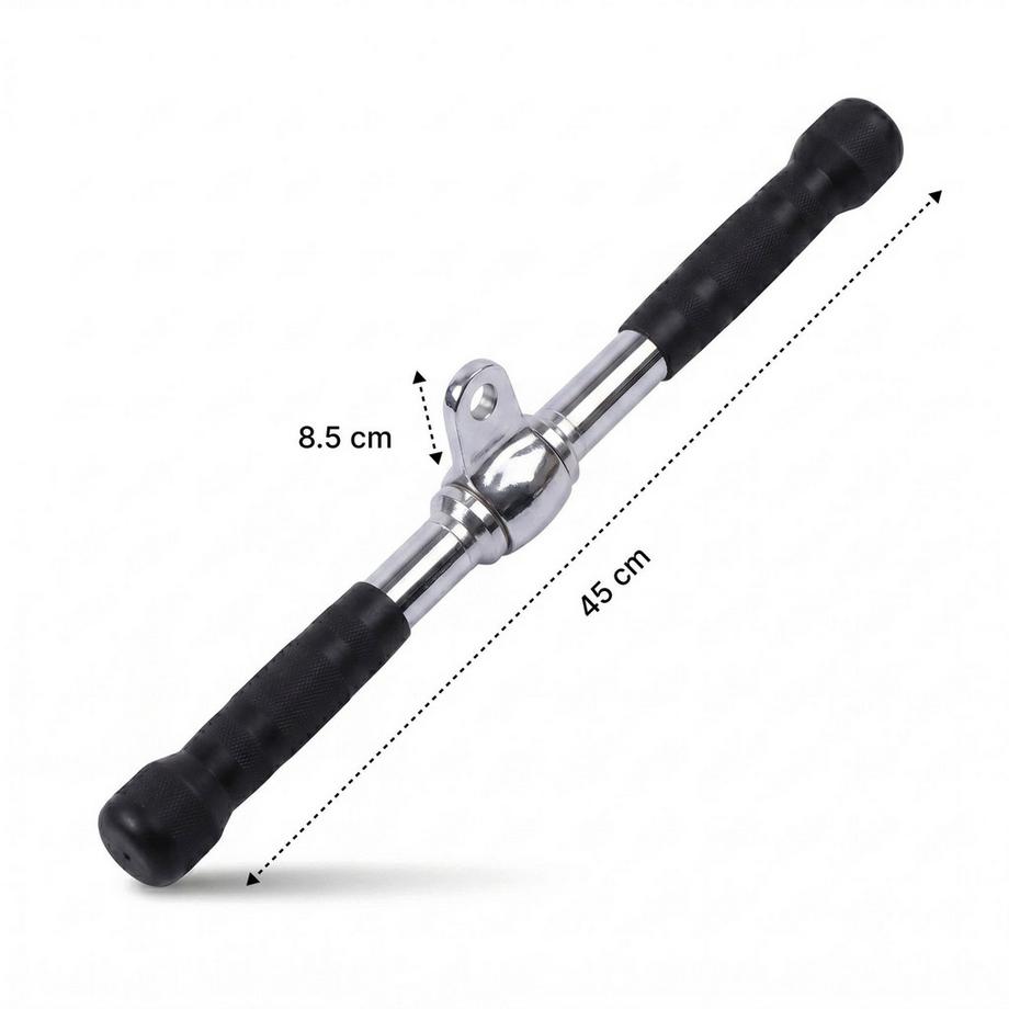 Set di accessori per cavi (4 pezzi) per torre con cavi fitness Barra dritta