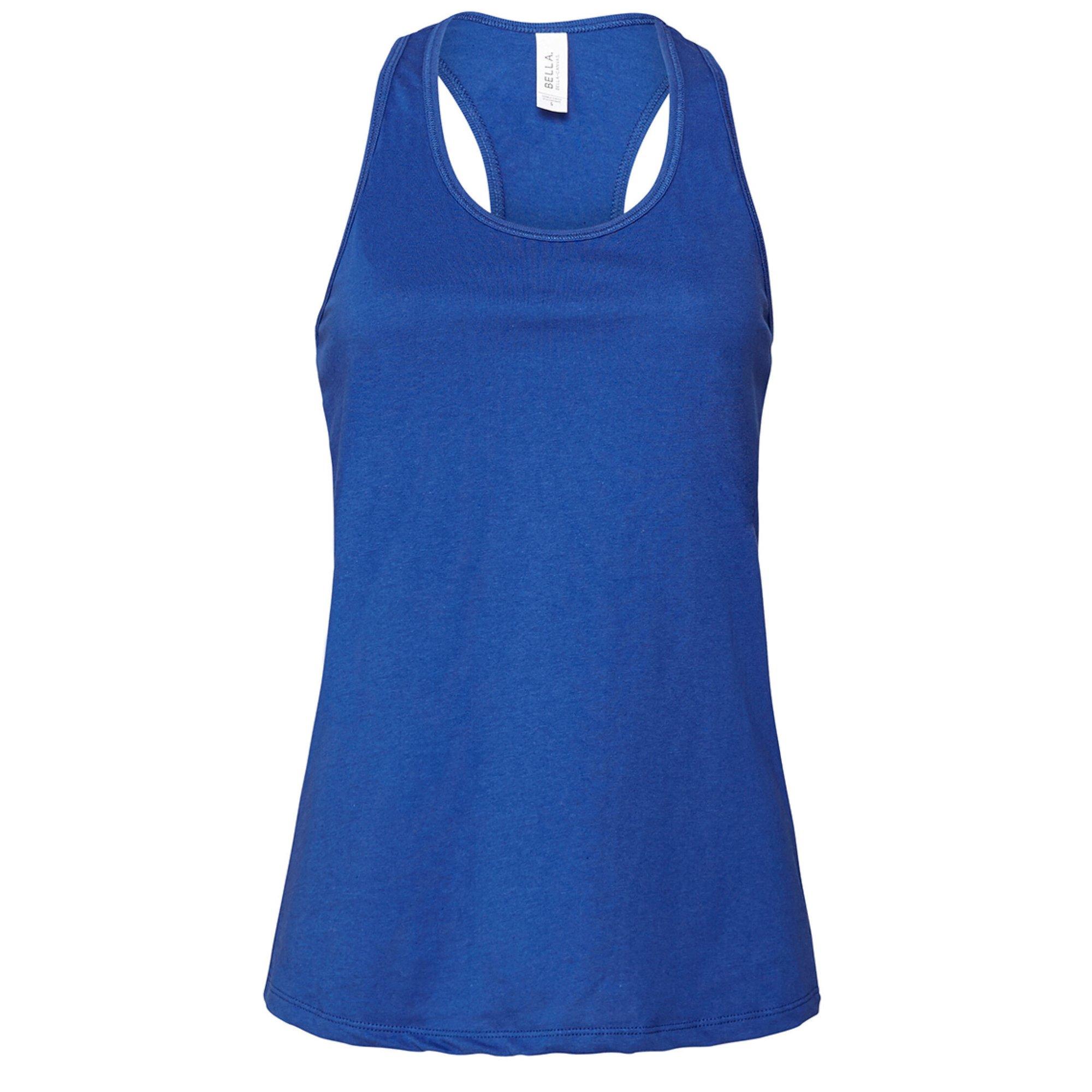 Image of Ärmelloses Oberteil Racerback Unisex Königsblau XL