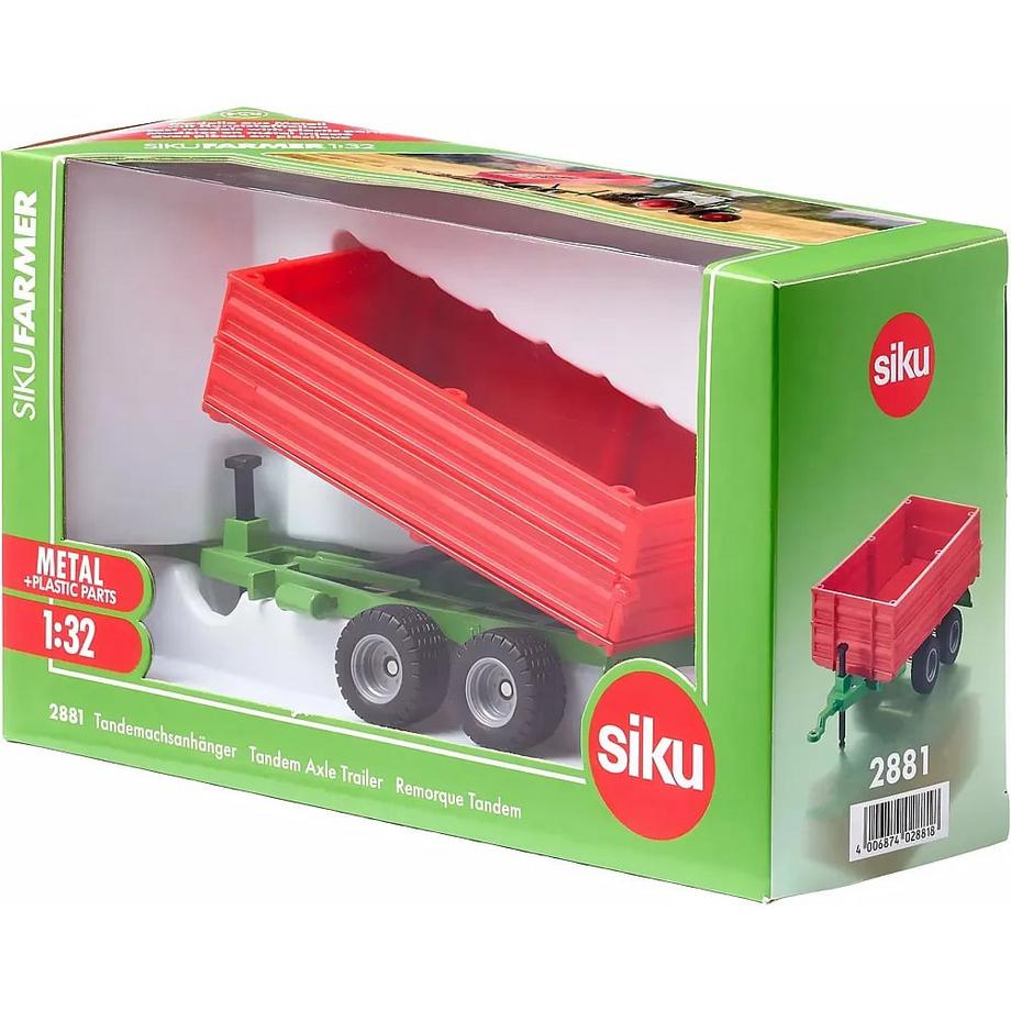siku  Remorque à essieux tandem, Plateforme basculante 