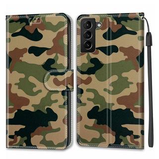 Cover-Discount  Galaxy S22+ - Leder Hülle Etui Camouflage 