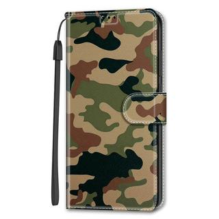 Cover-Discount  Galaxy S22+ - Leder Hülle Etui Camouflage 