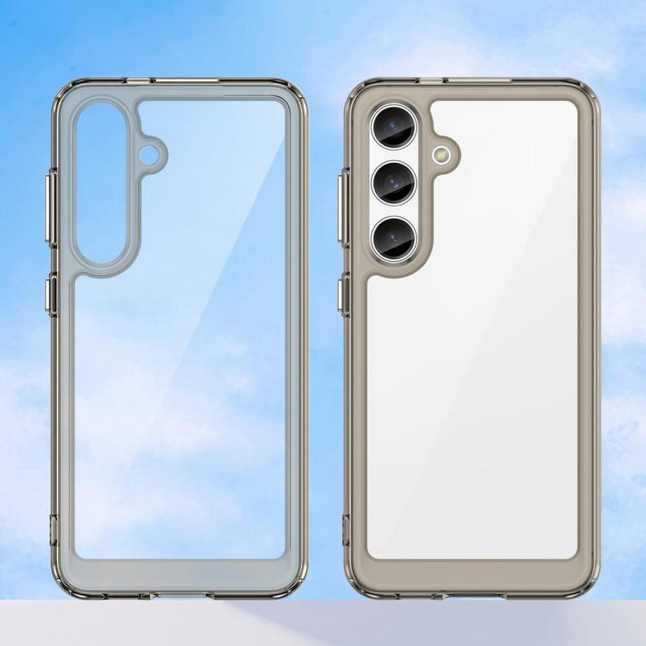 Cover-Discount  Galaxy S25+ Plus - Schützende Acryl-Handyhülle mit erhöhtem Rand 