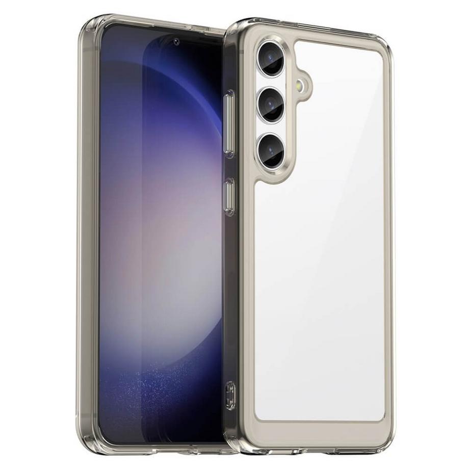 Cover-Discount  Galaxy S25+ Plus - Schützende Acryl-Handyhülle mit erhöhtem Rand 