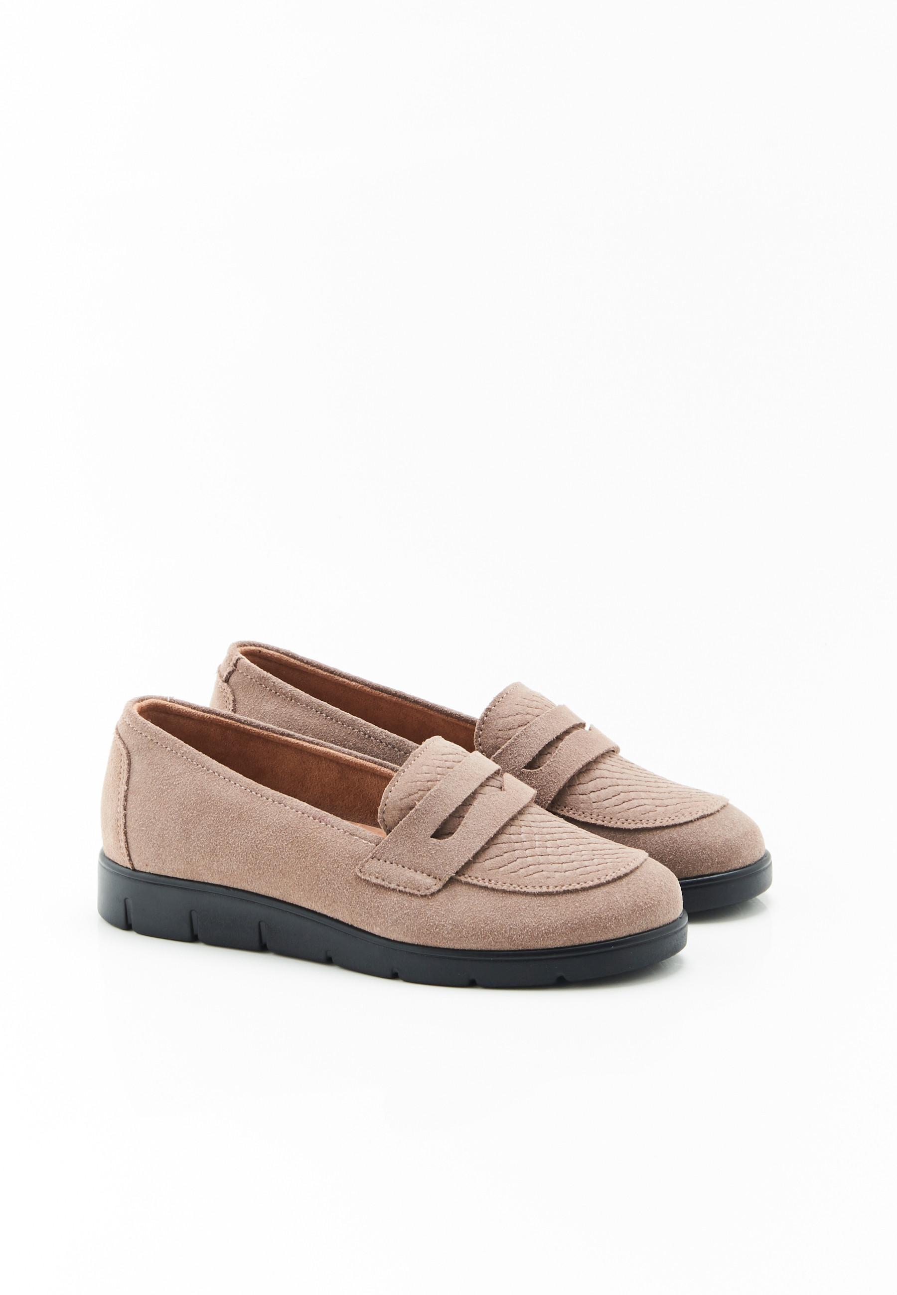 Image of Leichte Mokassins Mit Keilabsatz Amortyl Damen Braun 40