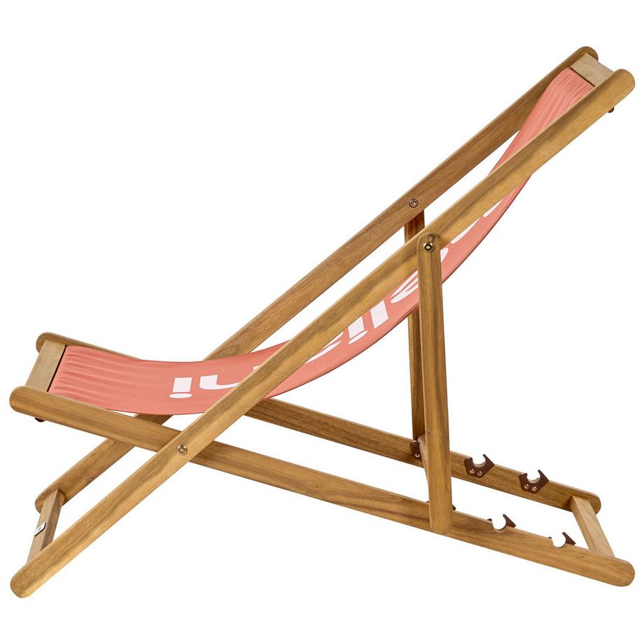 Beliani Klappbarer Liegestuhl aus Stoff  ANZIO  