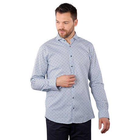 BRAX Harold Camicia Collo Squalo Maniche Lunghe  