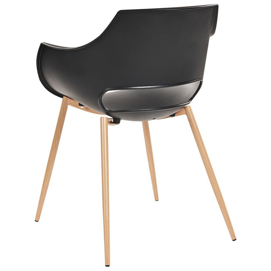 Beliani Lot de 4 chaises de salle à manger en Matière synthétique Minimaliste MILLERS  