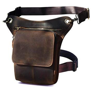 Echtes Leder Tasche Beinbeutel Beintasche