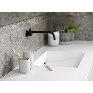 Zone Denmark Zone Seifenspender Time, Hellgrau Beton, ABS, 9.3x8x13 cm (LxBxH)  