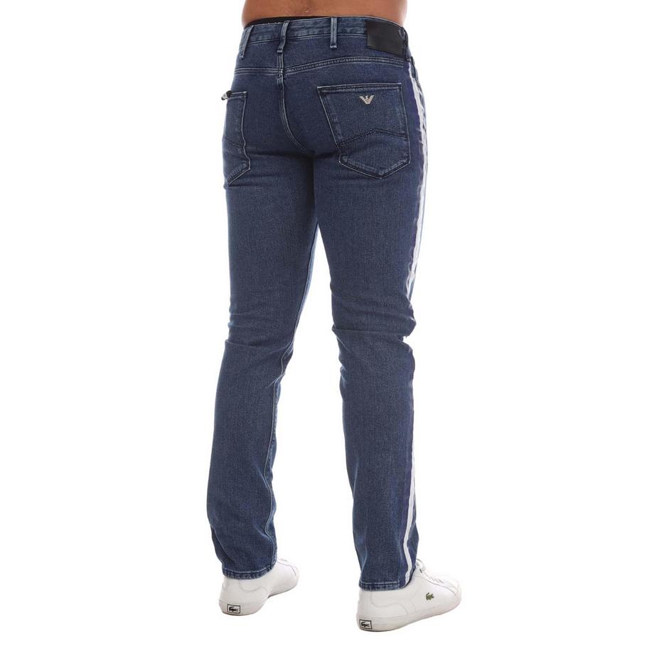 ARMANI Jean J06 Slim Fit à Rayures Latérales  