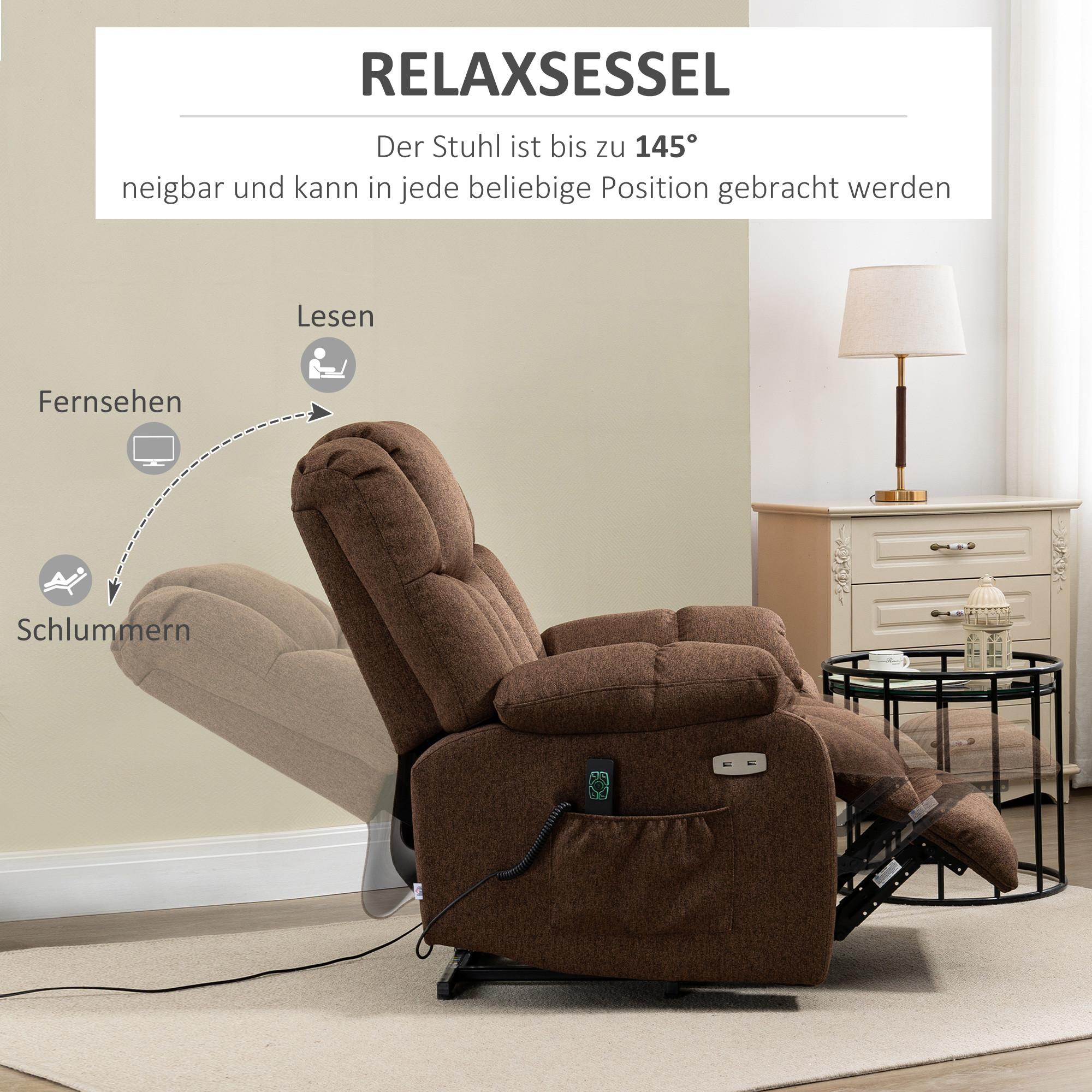 HOMCOM  Sessel mit Aufstehhilfe 