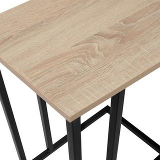 Tectake Table d’appoint LUTON 48x35x70cm  