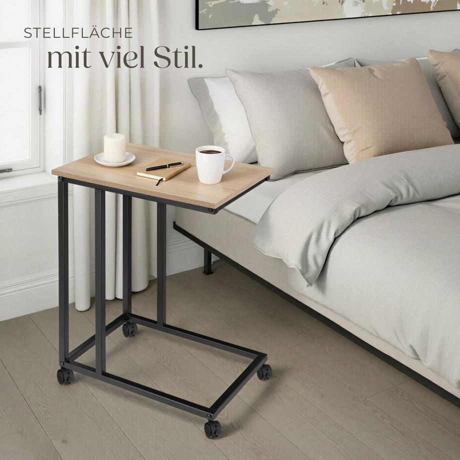 Tectake Table d'appoint LUTON style industriel  