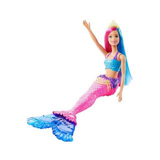 Barbie  Barbie Dreamtopia Zeemeermin met Roze en Blauw haar 