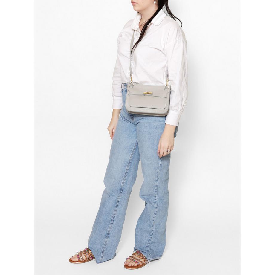 Viola Castellani Umhängetasche mit Drehverschluss  