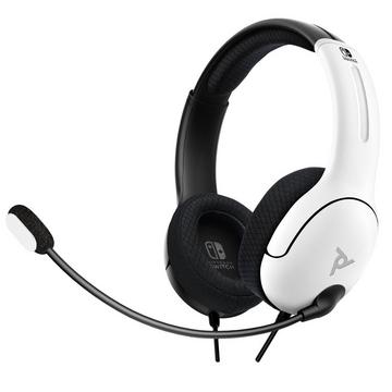 LVL40 Kopfhörer Kabelgebunden Kopfband Gaming Schwarz, Weiß