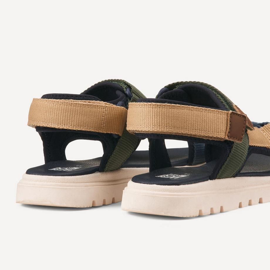 La Redoute Collections Sandales ouvertes à scratchs  