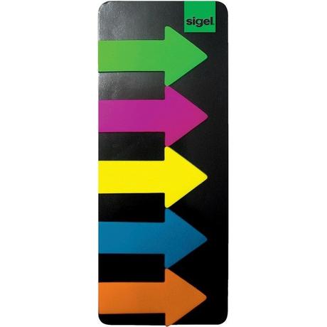 Sigel SIGEL Notes 25x45mm HN600 5 Farben ass. 125 Blatt  