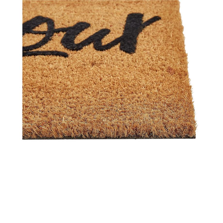 Beliani Tappetino da Ingresso en Fibra di Cocco Moderno ASIR  