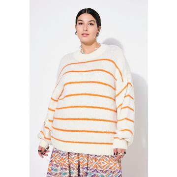 Pull#, oversized, rayures