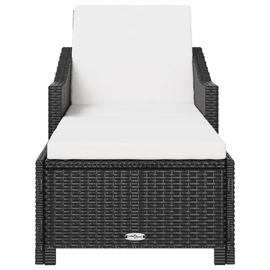 VidaXL Chaise longue rotin  
