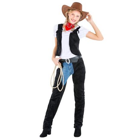 Tectake  Costume pour femme cowgirl Ambre Sauvage 