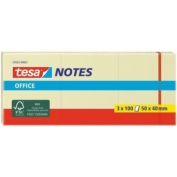 TESA Office Notes 40x50mm 576530000 gelb 3x100 Blatt