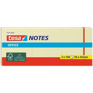 Tesa TESA Office Notes 40x50mm 576530000 gelb 3x100 Blatt  