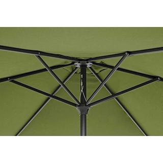 mutoni Parasol Kalif avec charnière 270 vert olive  