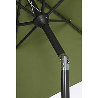 mutoni Parasol Kalif avec charnière 270 vert olive  