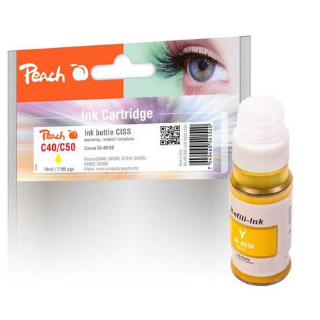 Peach  PI100-428 cartouche d'encre 1 pièce(s) Compatible Jaune 