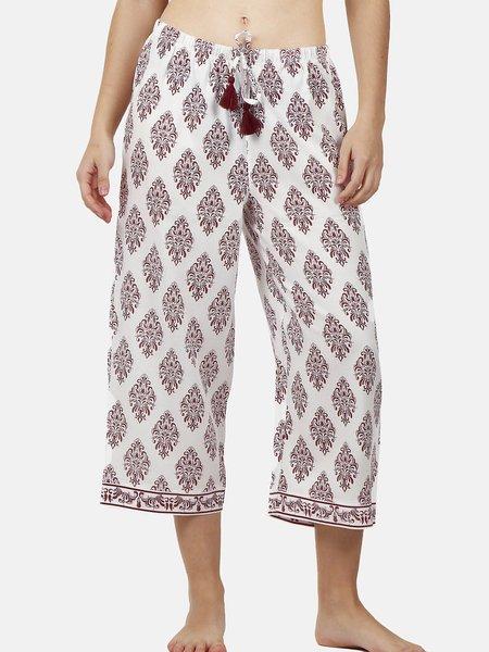 Image of Strandhose Cord Damen Pflaume L