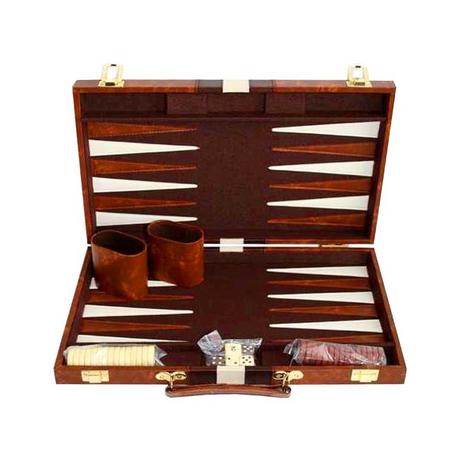 WEIBLE  Backgammon Braun 