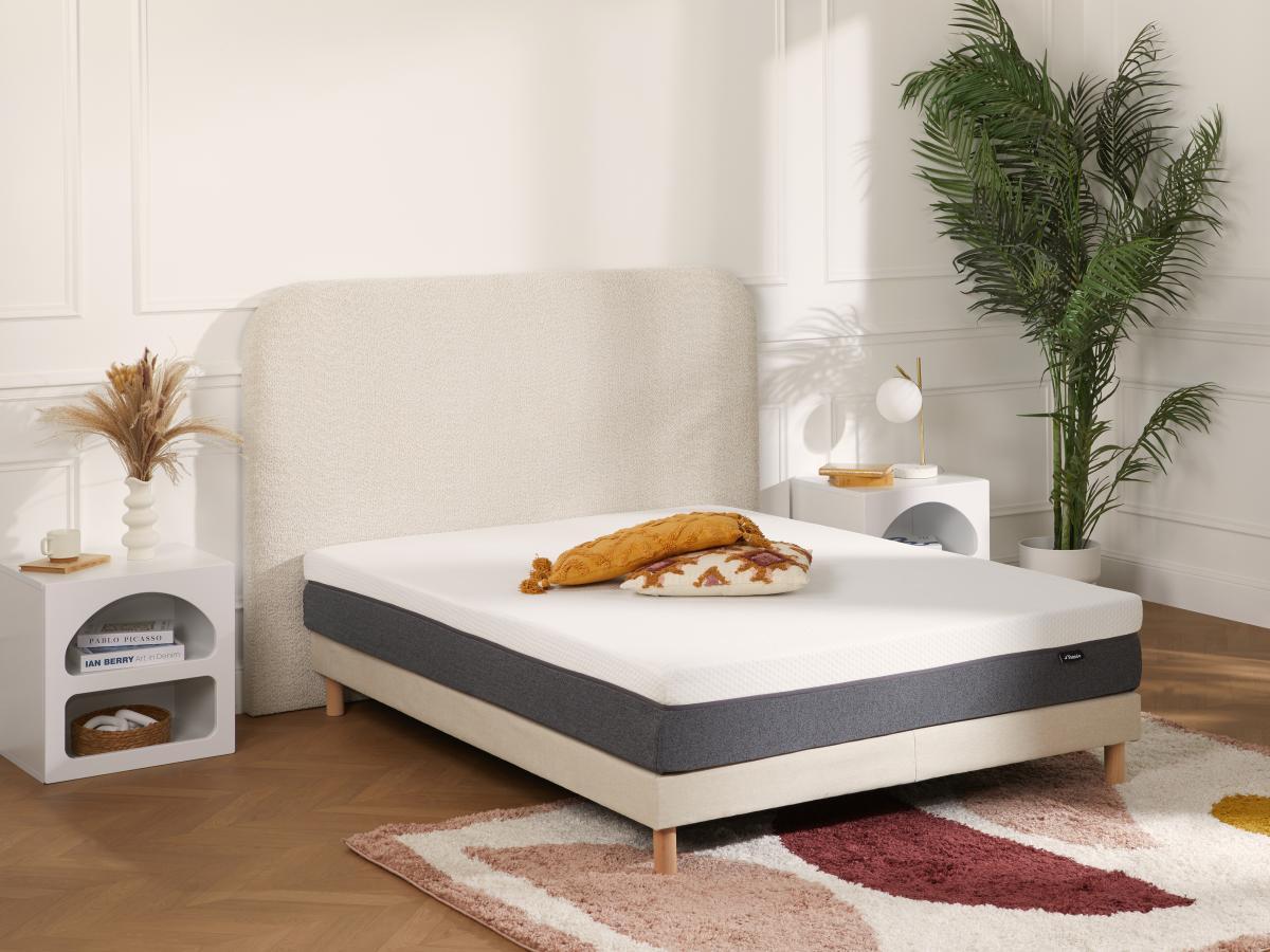 Ysmée Matelas 180 x 200 cm mousse HD 7 zones et accueil mémoire de forme déhoussable ép.20cm - KELIH de YSMÉE  