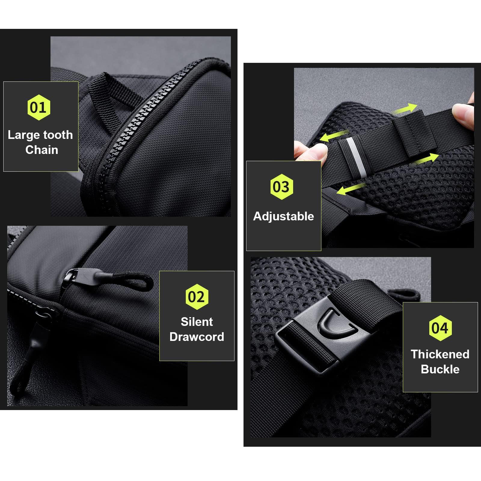 Only-bags.store Sling Chest Piccola Borsa Porta Telefono a Tracolla con Tasca Portafoglio  