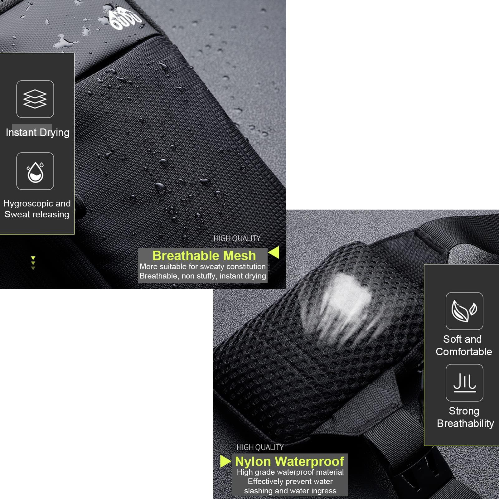 Only-bags.store Sling Chest Piccola Borsa Porta Telefono a Tracolla con Tasca Portafoglio  