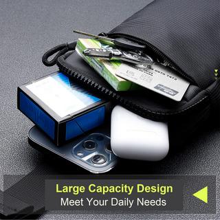 Only-bags.store Sling Chest Piccola Borsa Porta Telefono a Tracolla con Tasca Portafoglio  