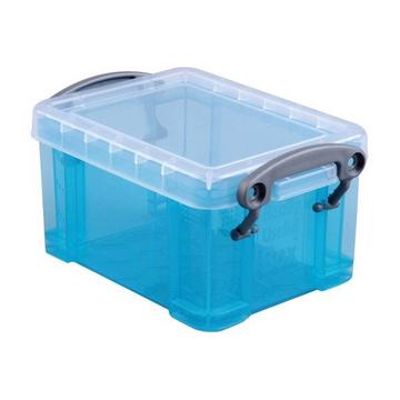 REALLY USEFUL BOX Kunststoffbox 0,7lt 68501717 transparent blau