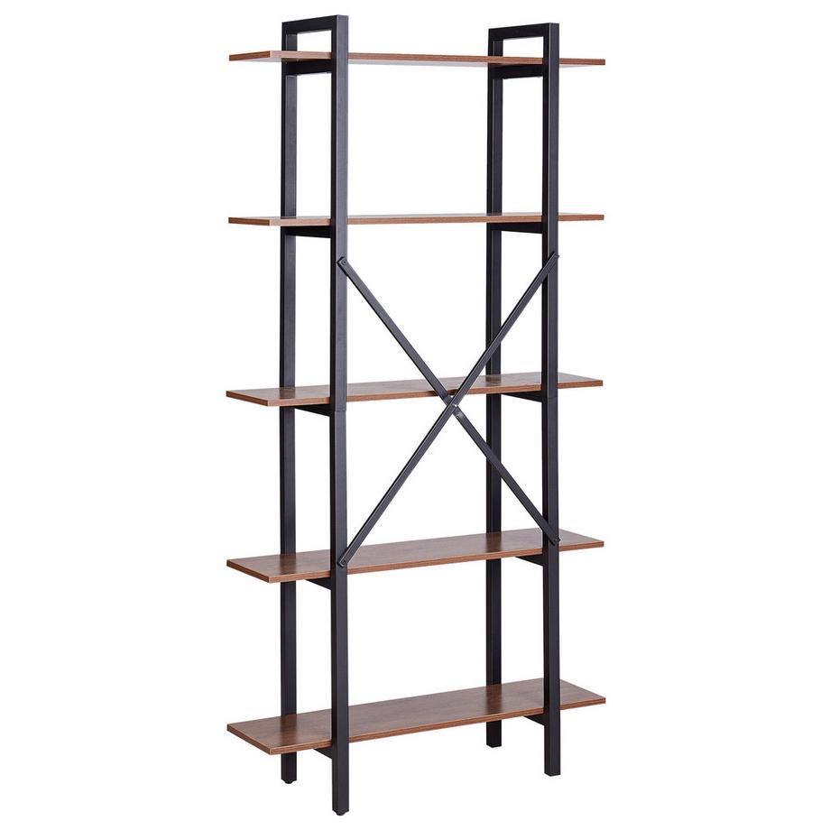 Beliani Regal mit 5 Ebenen aus MDF-Platte  DARBY  
