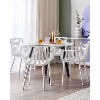 Beliani Lot de 4 chaises en Polypropylène Moderne PESARO  